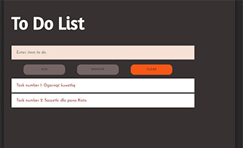 Lista rzeczy do zrobienia